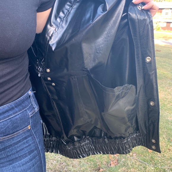 Vintage Croc Embossed Rain Jacket - Picture 7 of 8